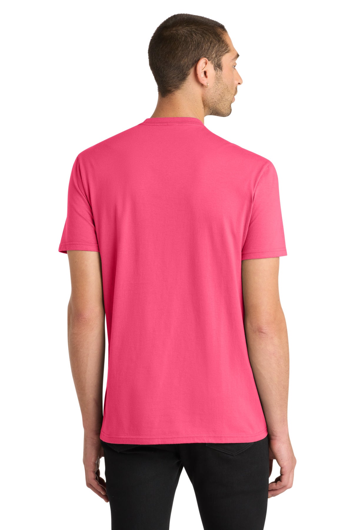 District Very Important Tee . DT6000 - Neon Pink - back