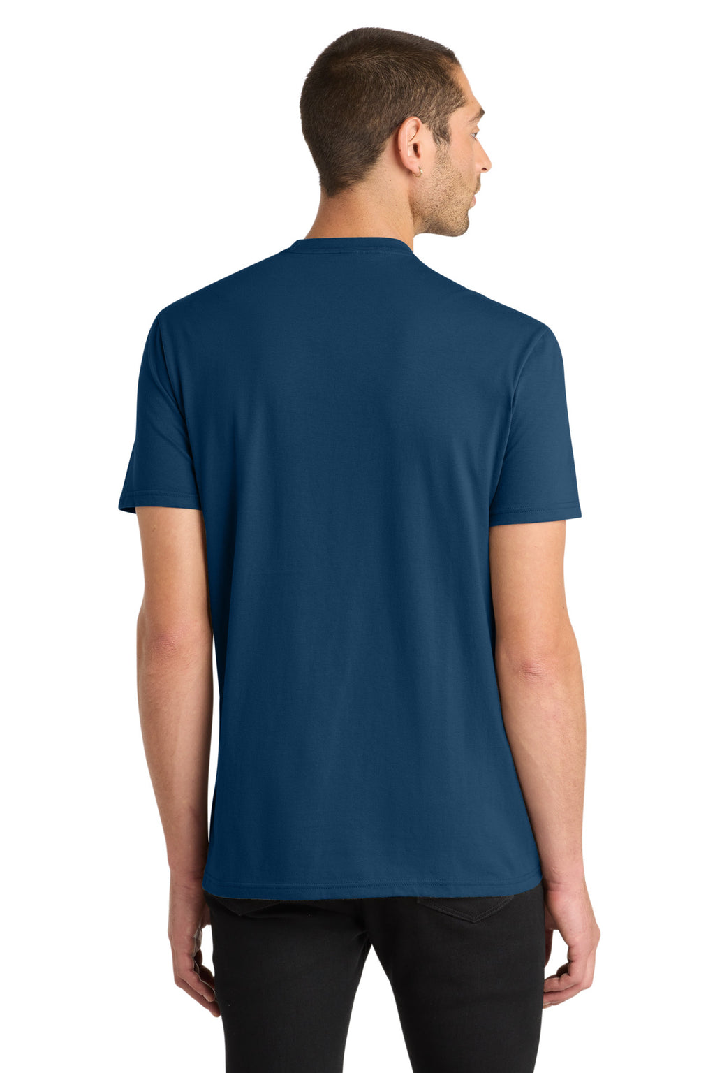 District Very Important Tee . DT6000 - Neptune Blue - back