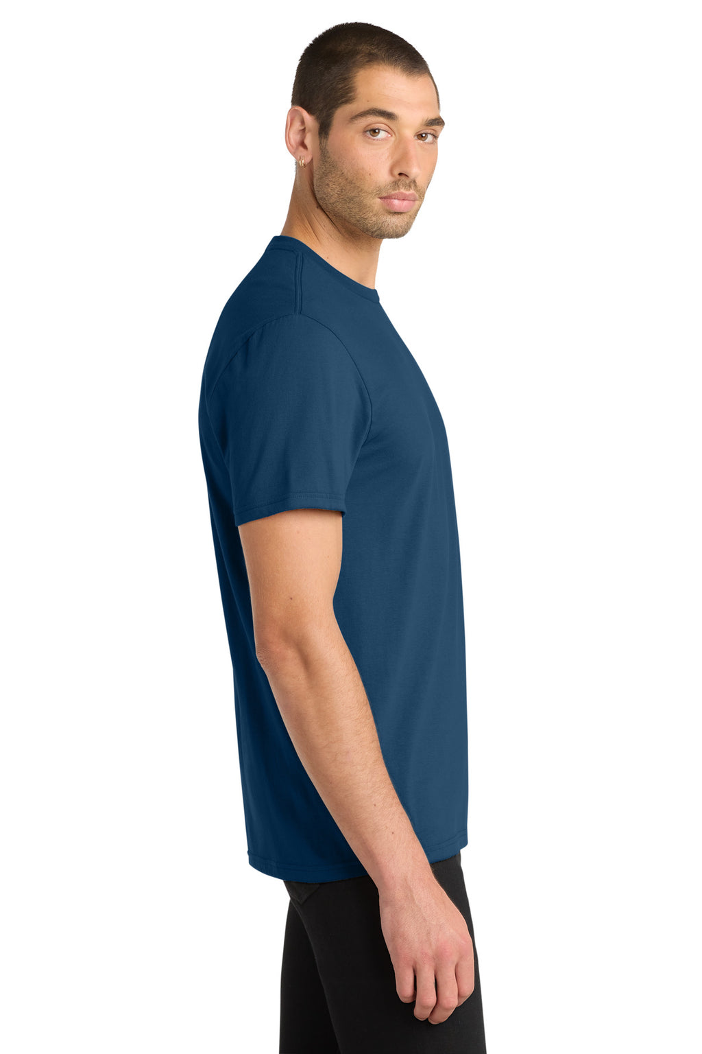 District Very Important Tee . DT6000 - Neptune Blue - side