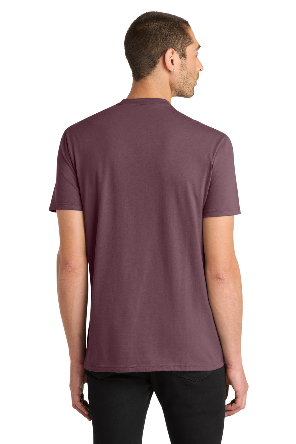 District Very Important Tee . DT6000 - Plum - back