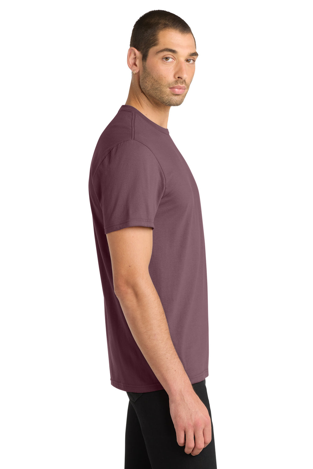 District Very Important Tee . DT6000 - Plum - side