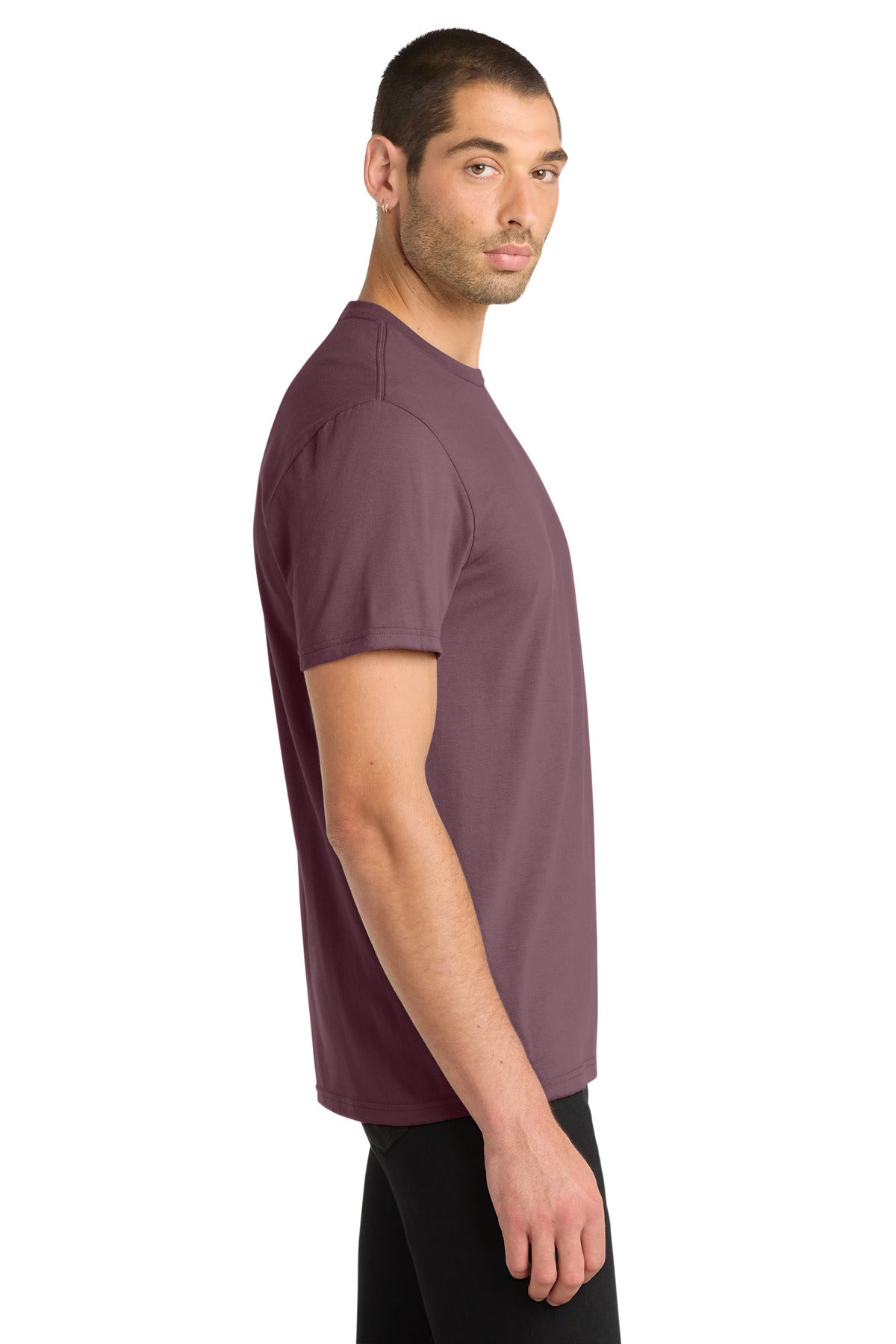 District Very Important Tee . DT6000 - Plum - side