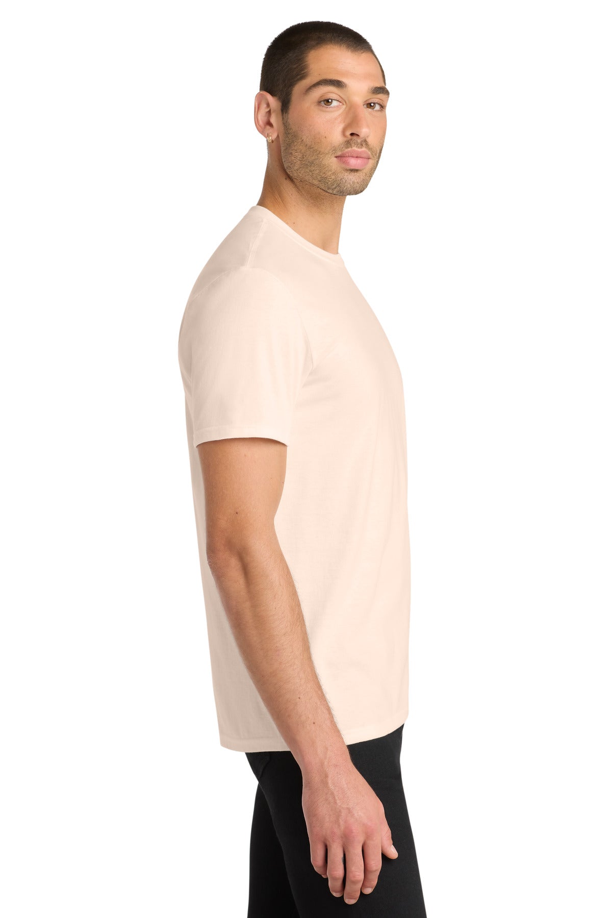 District Very Important Tee . DT6000 - Rosewater Pink - side