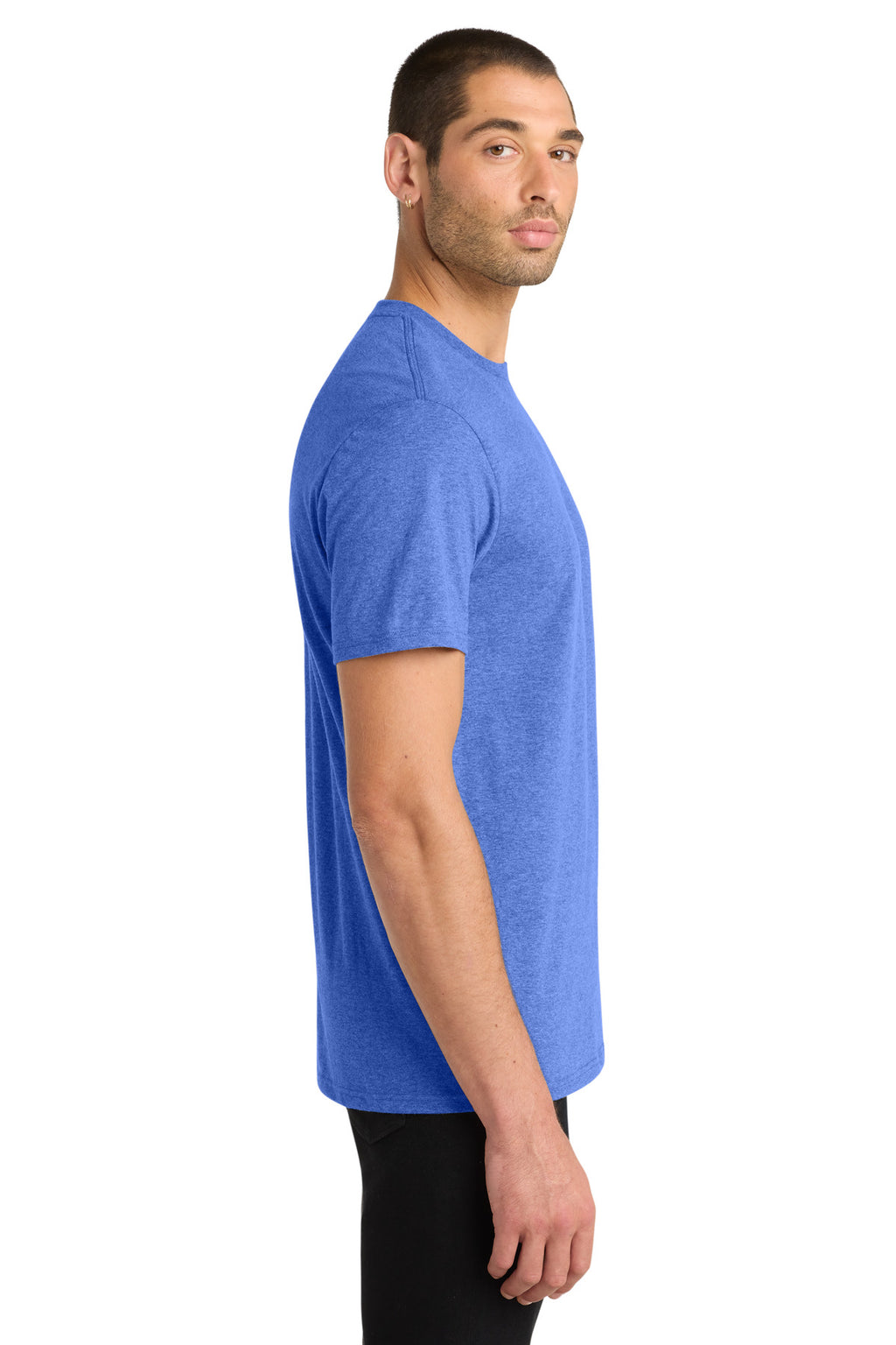 District Very Important Tee . DT6000 - Royal Frost - side