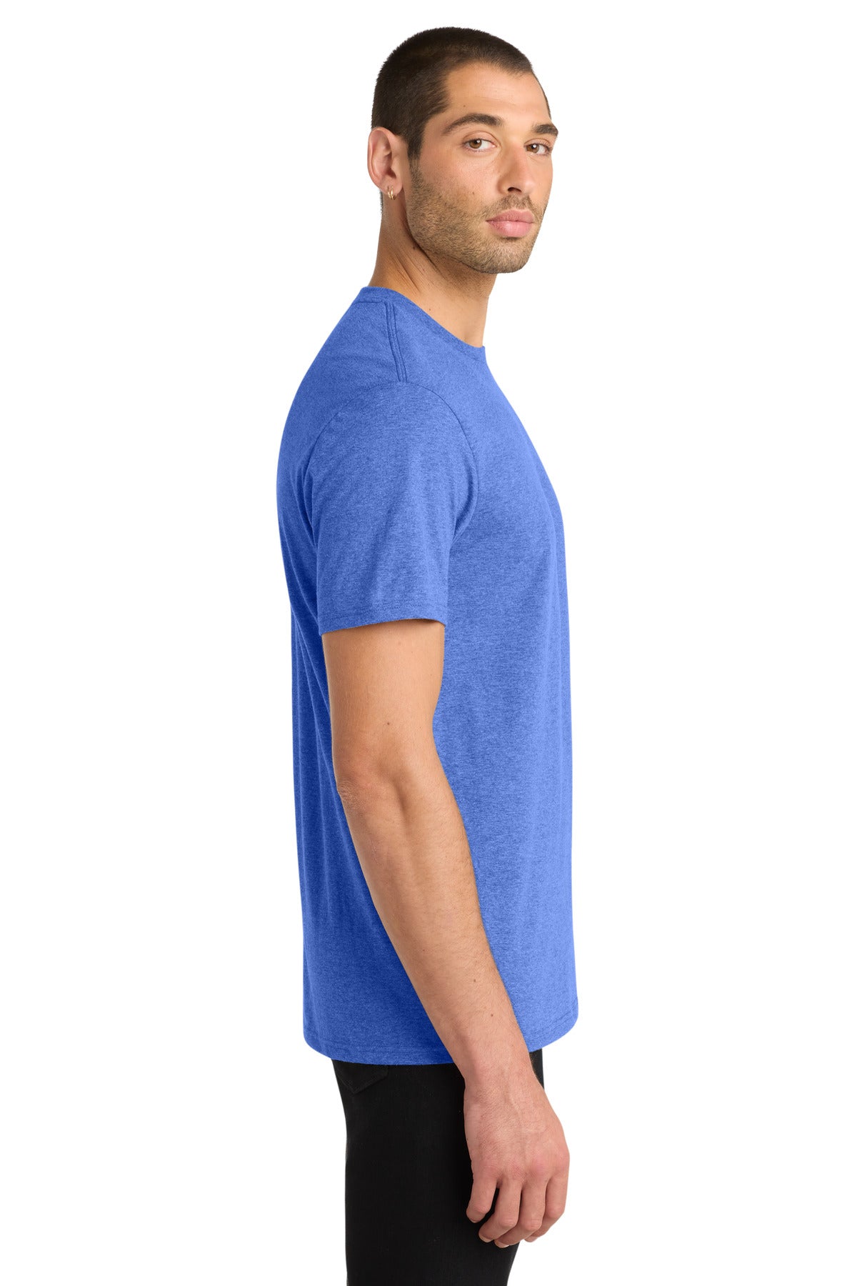 District Very Important Tee . DT6000 - Royal Frost - side