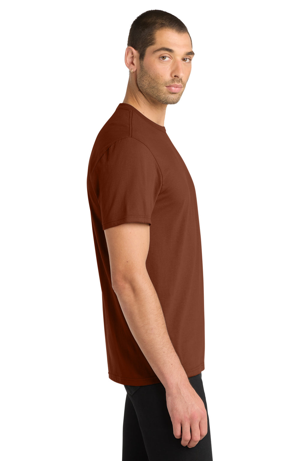 District Very Important Tee . DT6000 - Russet - side