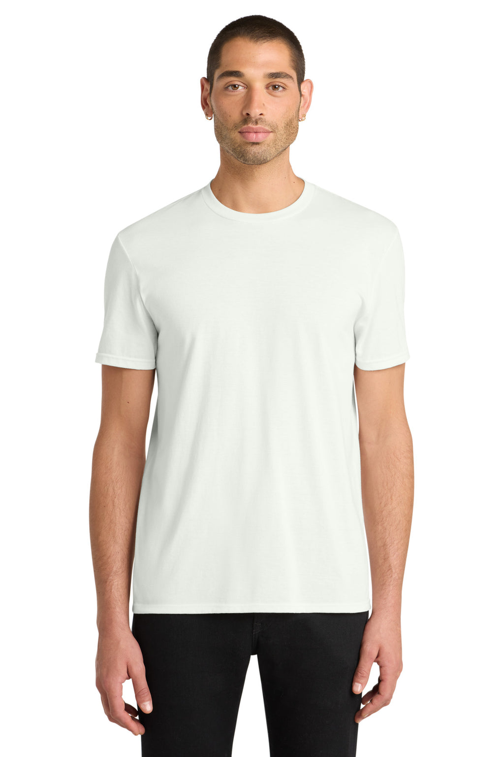 District Very Important Tee . DT6000 - White Smoke - front