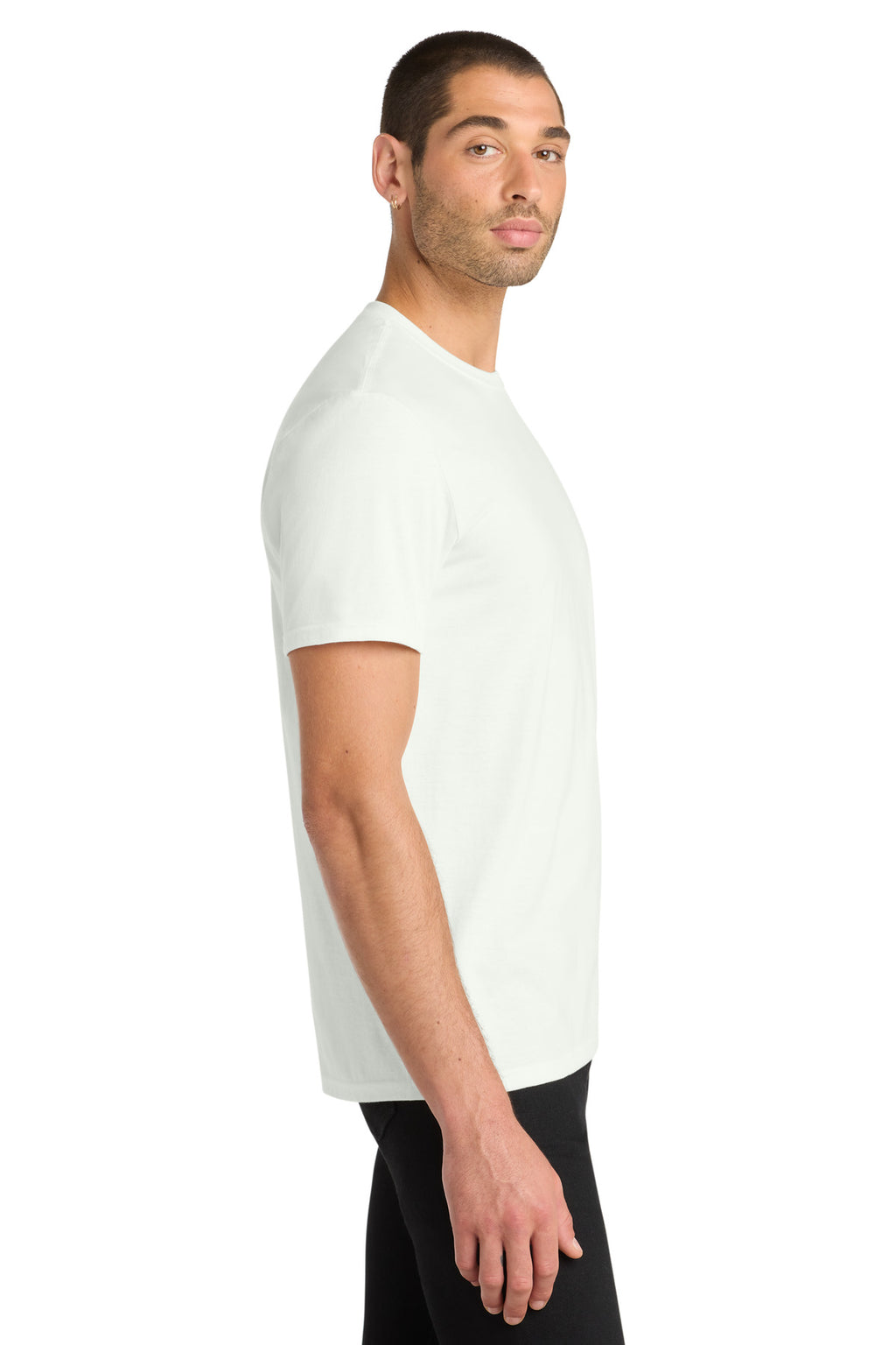District Very Important Tee . DT6000 - White Smoke - side