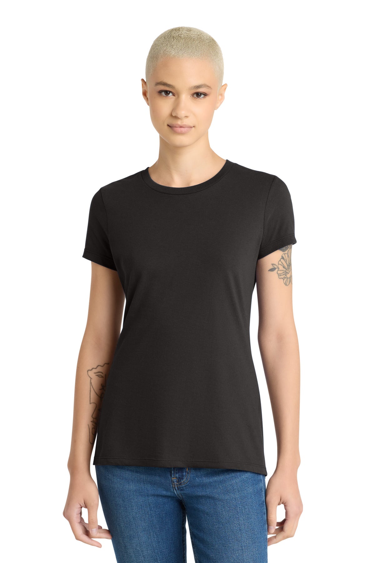 District Women's Very Important Tee . DT6002 - Black - front