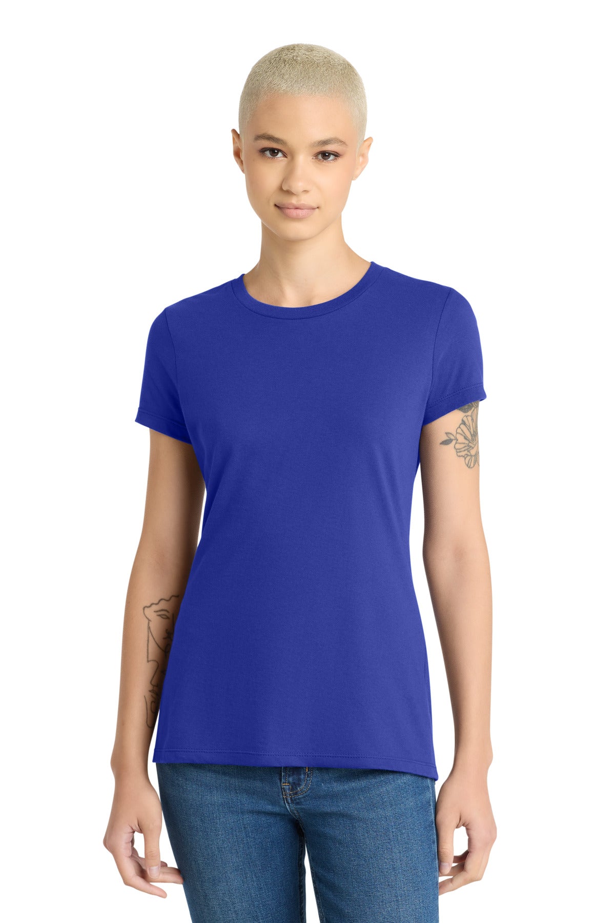 District Women's Very Important Tee . DT6002 - Deep Royal - front
