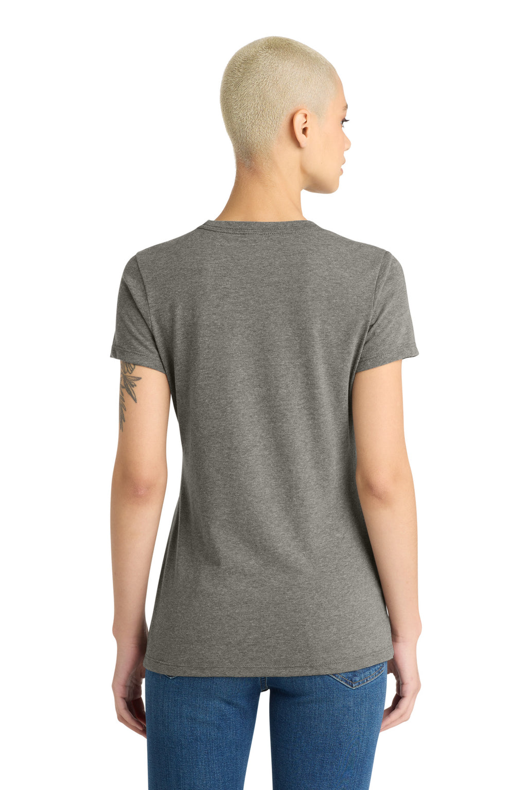District Women's Very Important Tee . DT6002 - Grey Frost - back