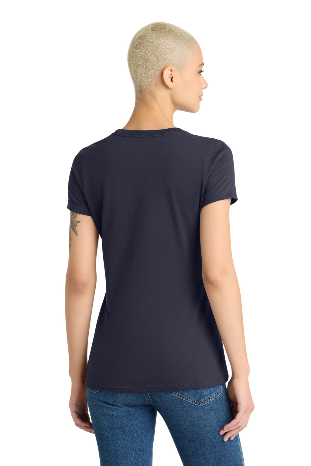 District Women's Very Important Tee . DT6002 - New Navy - back