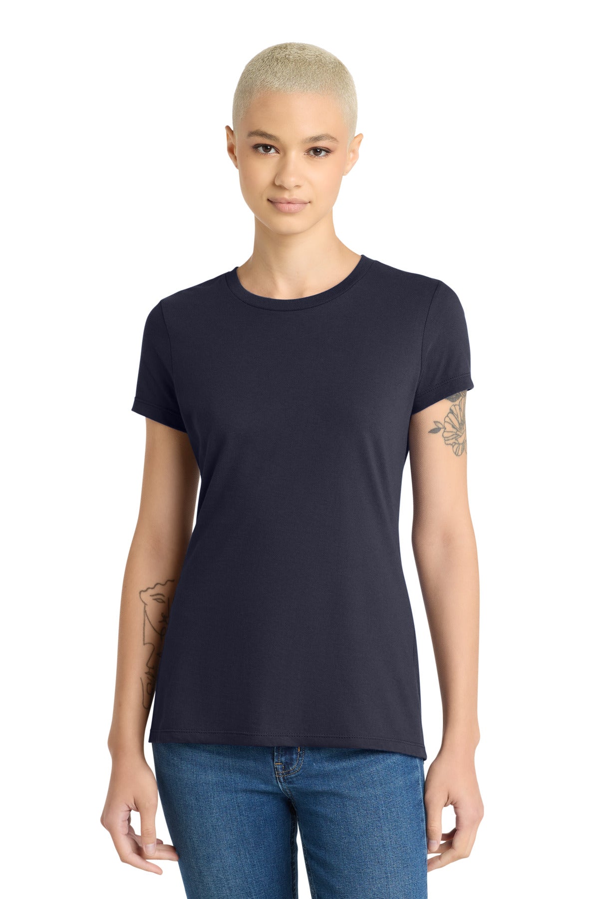 District Women's Very Important Tee . DT6002 - New Navy - front