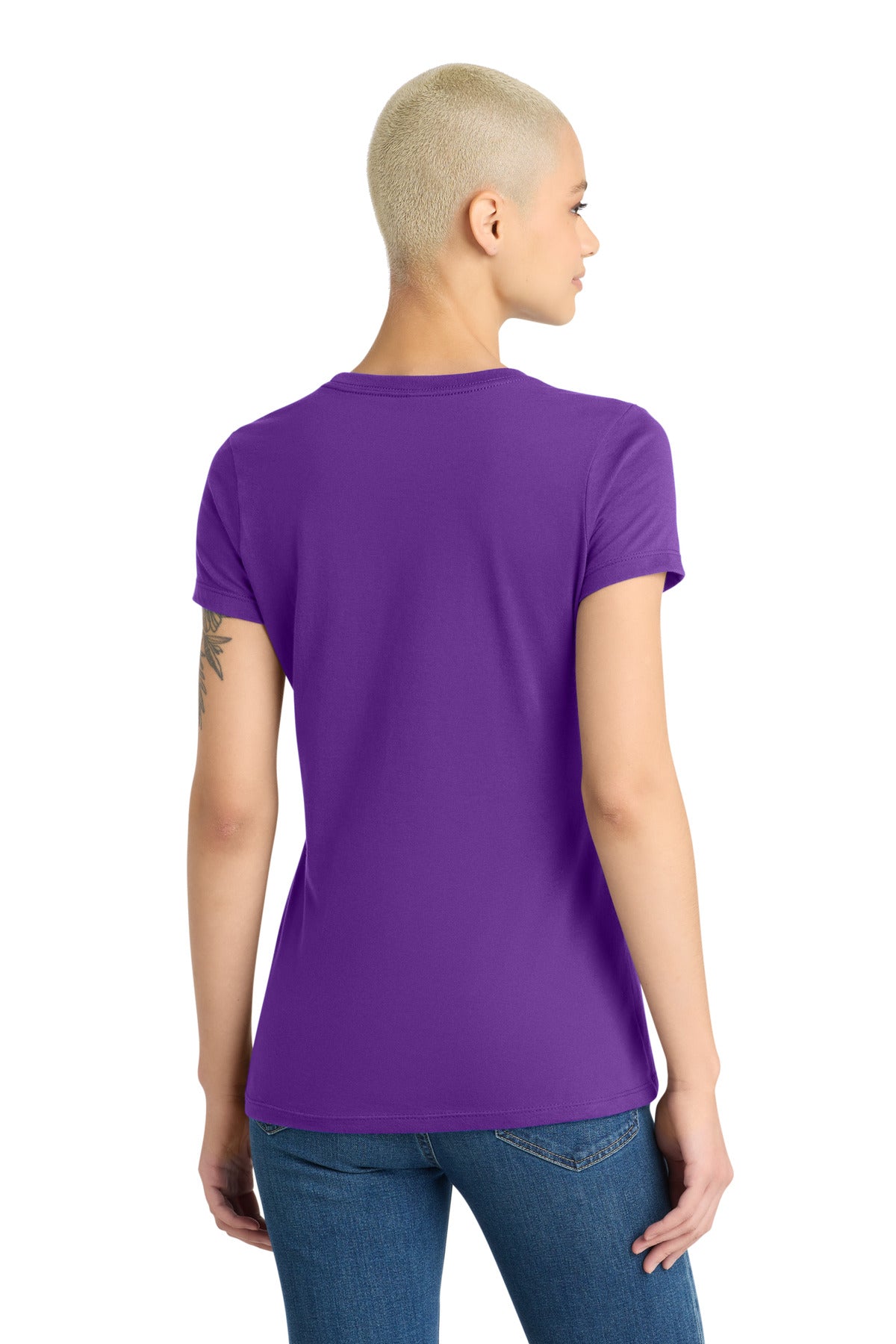 District Women's Very Important Tee . DT6002 - Purple - back
