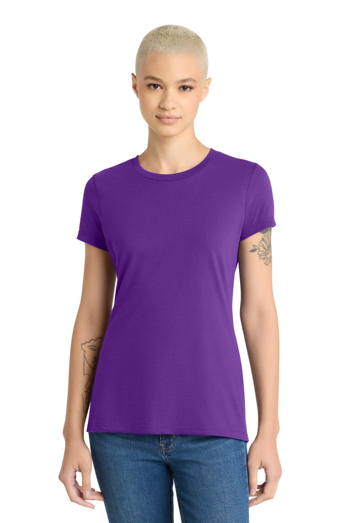 District Women's Very Important Tee . DT6002 - Purple - front
