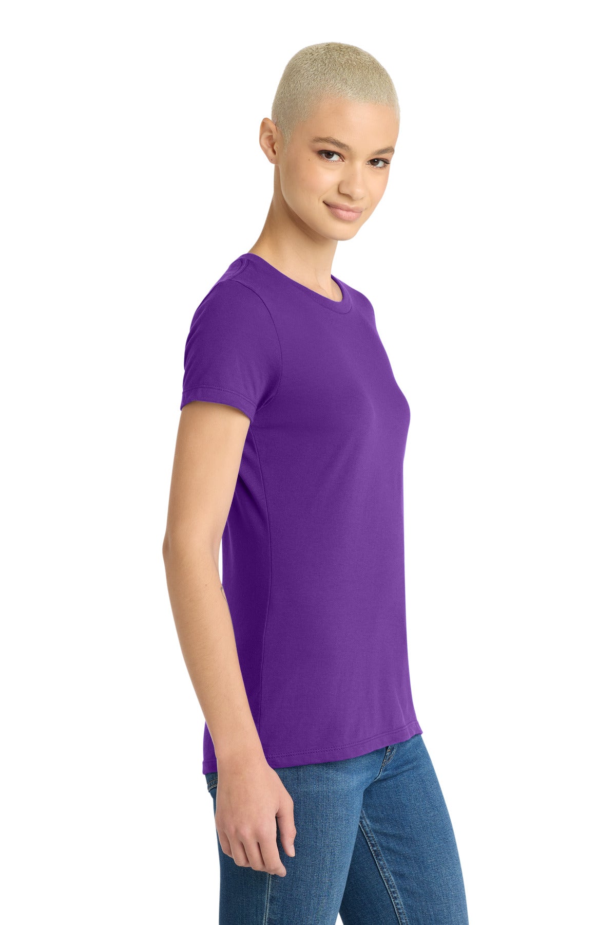 District Women's Very Important Tee . DT6002 - Purple - side
