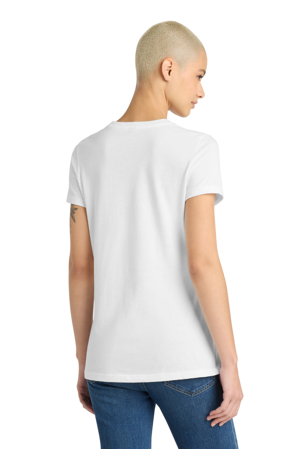 District Women's Very Important Tee . DT6002 - White - back