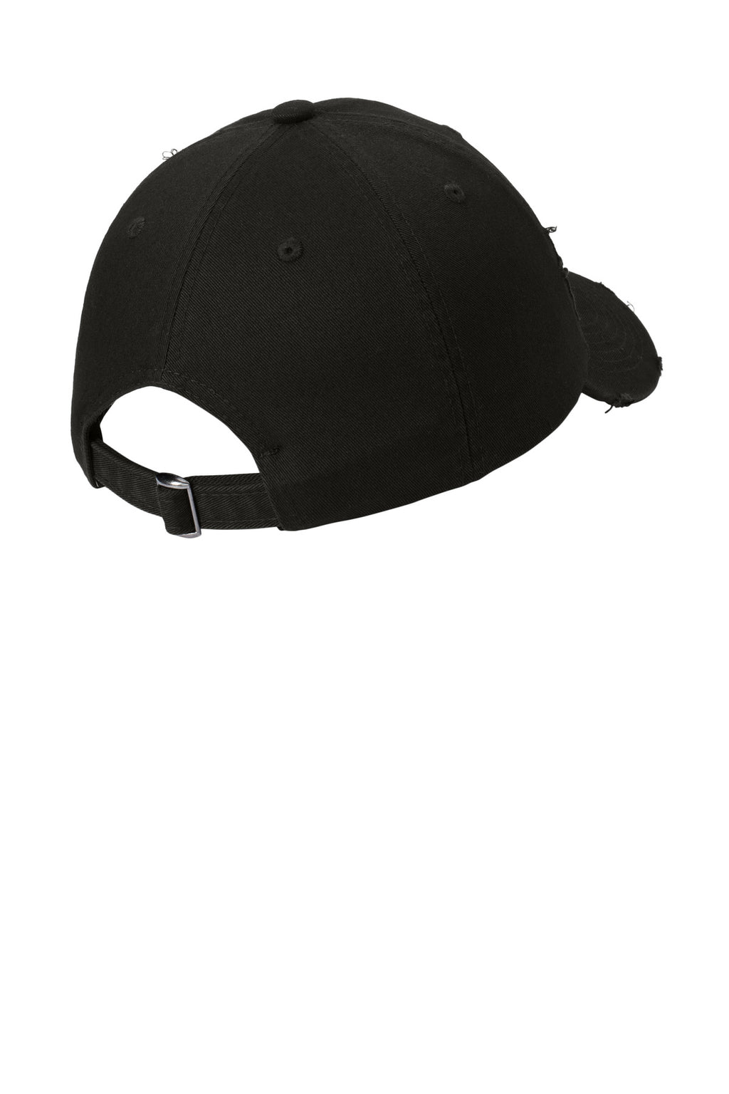 District Distressed Cap. DT600 - Black - back