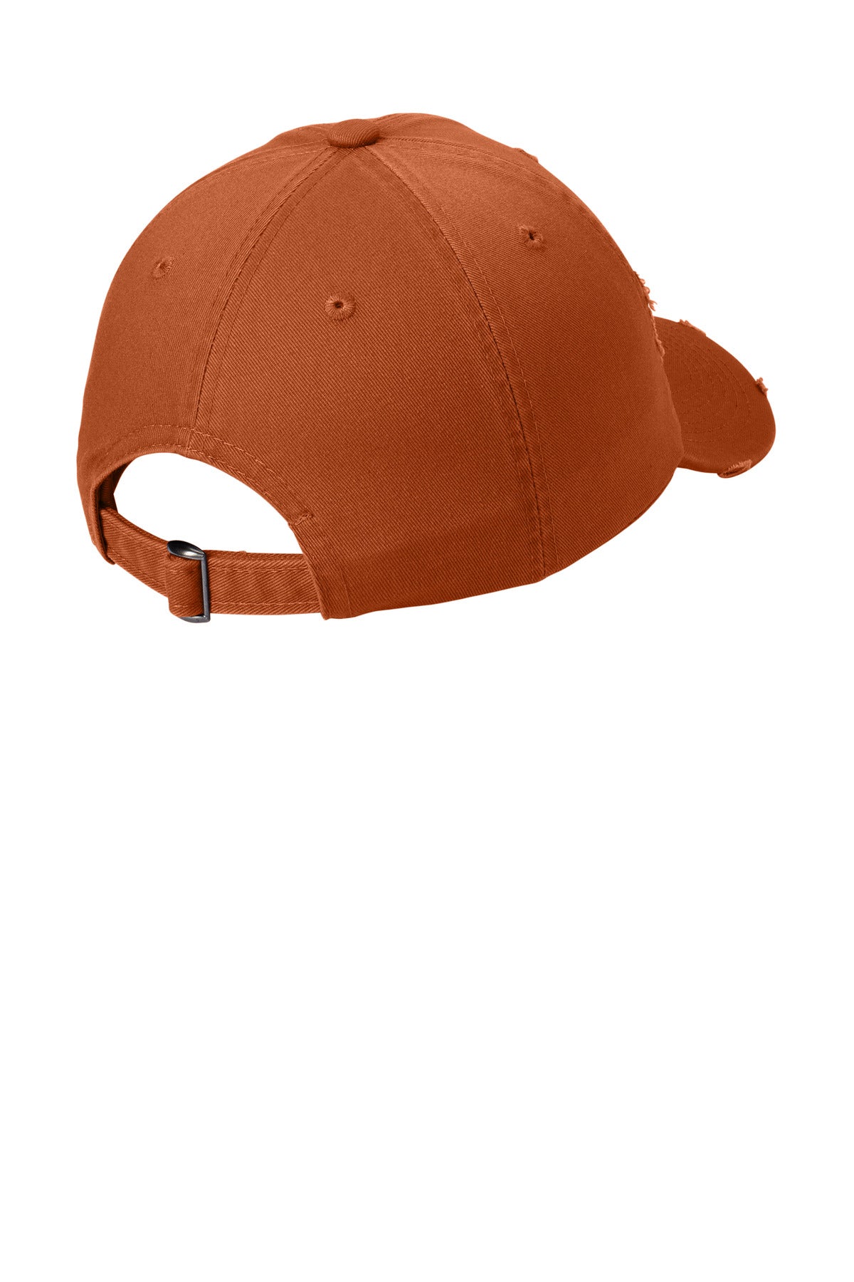 District Distressed Cap. DT600 - Burnt Orange - back