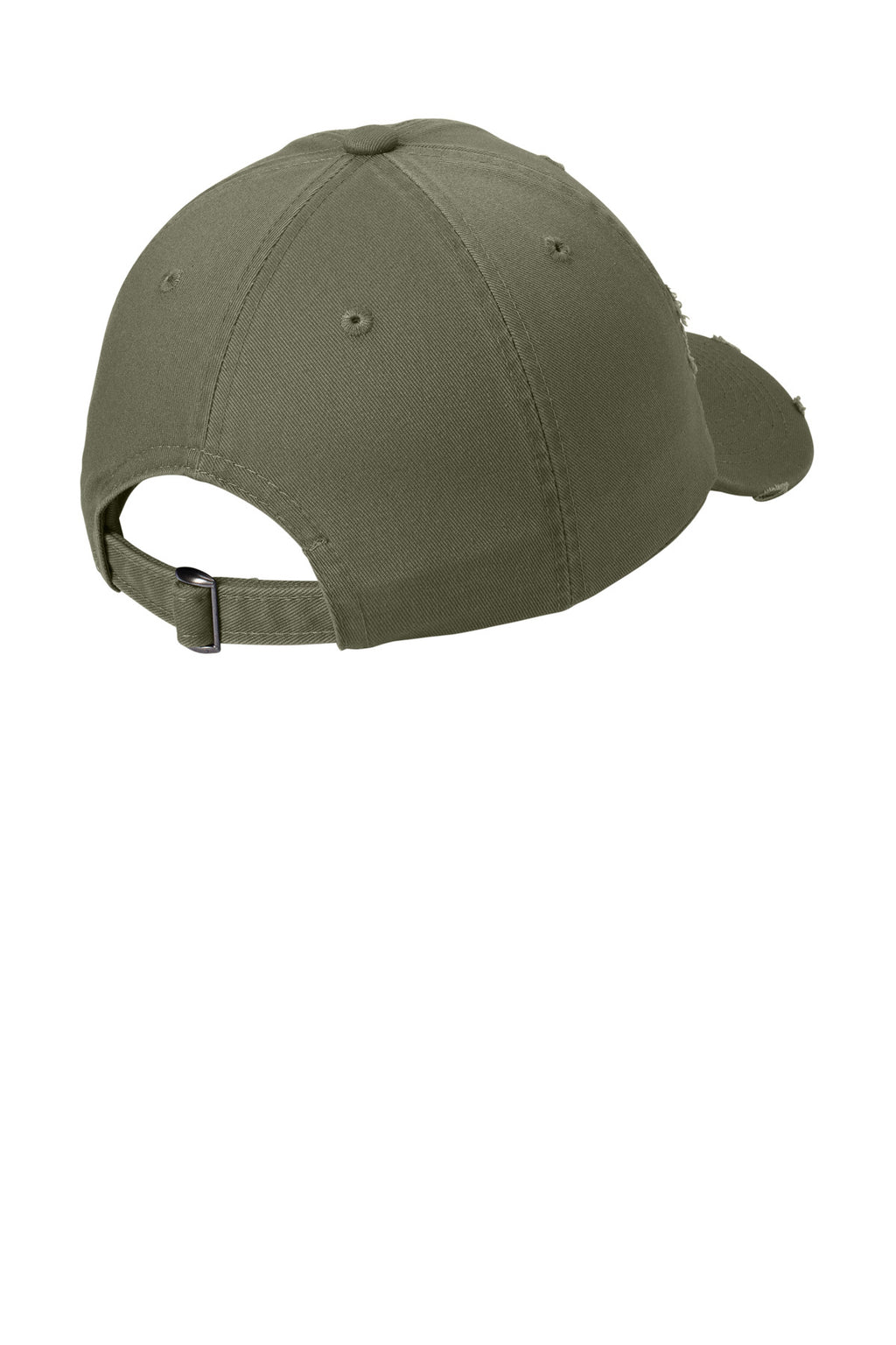District Distressed Cap. DT600 - Light Olive - back