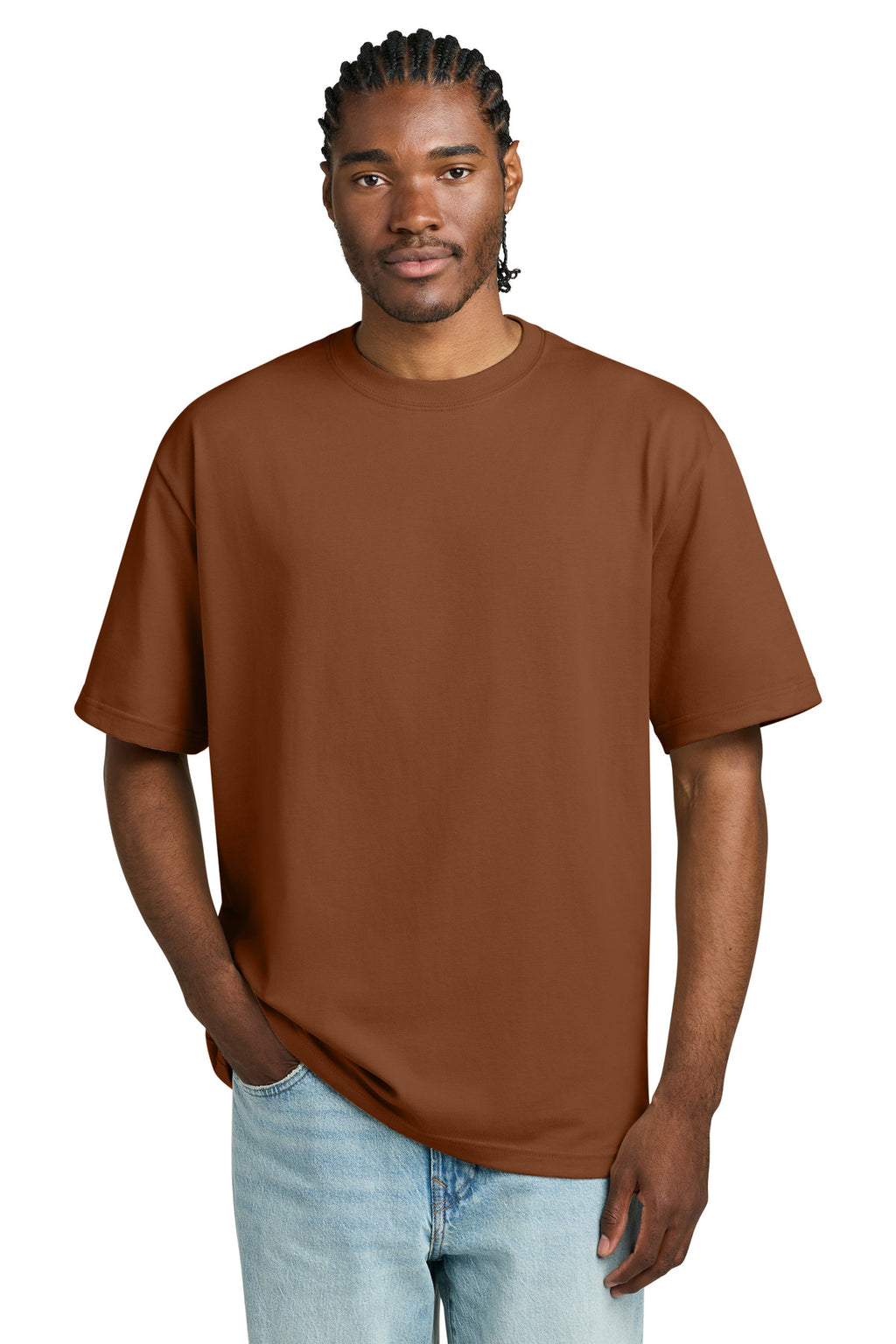 District Heavyweight Very Important Tee DT6065 - Baked Clay - front