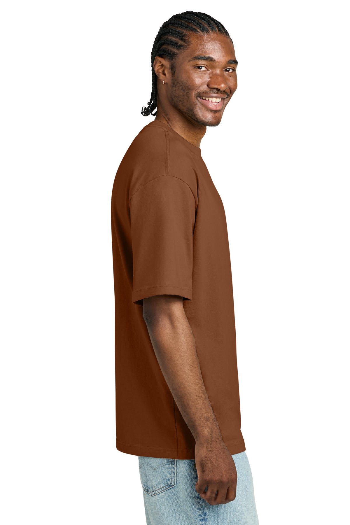 District Heavyweight Very Important Tee DT6065 - Baked Clay - side