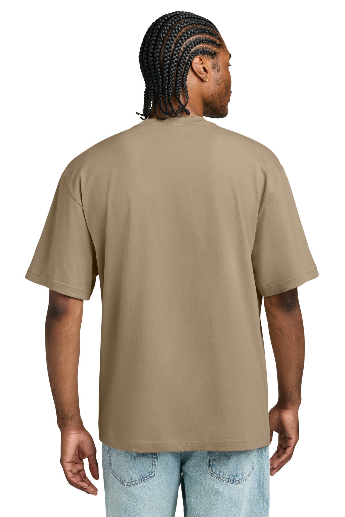 District Heavyweight Very Important Tee DT6065 - Desert Tan - back