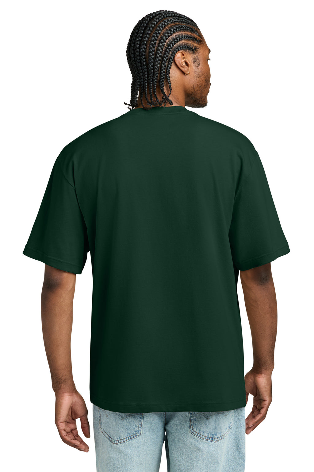 District Heavyweight Very Important Tee DT6065 - Forest Green - back