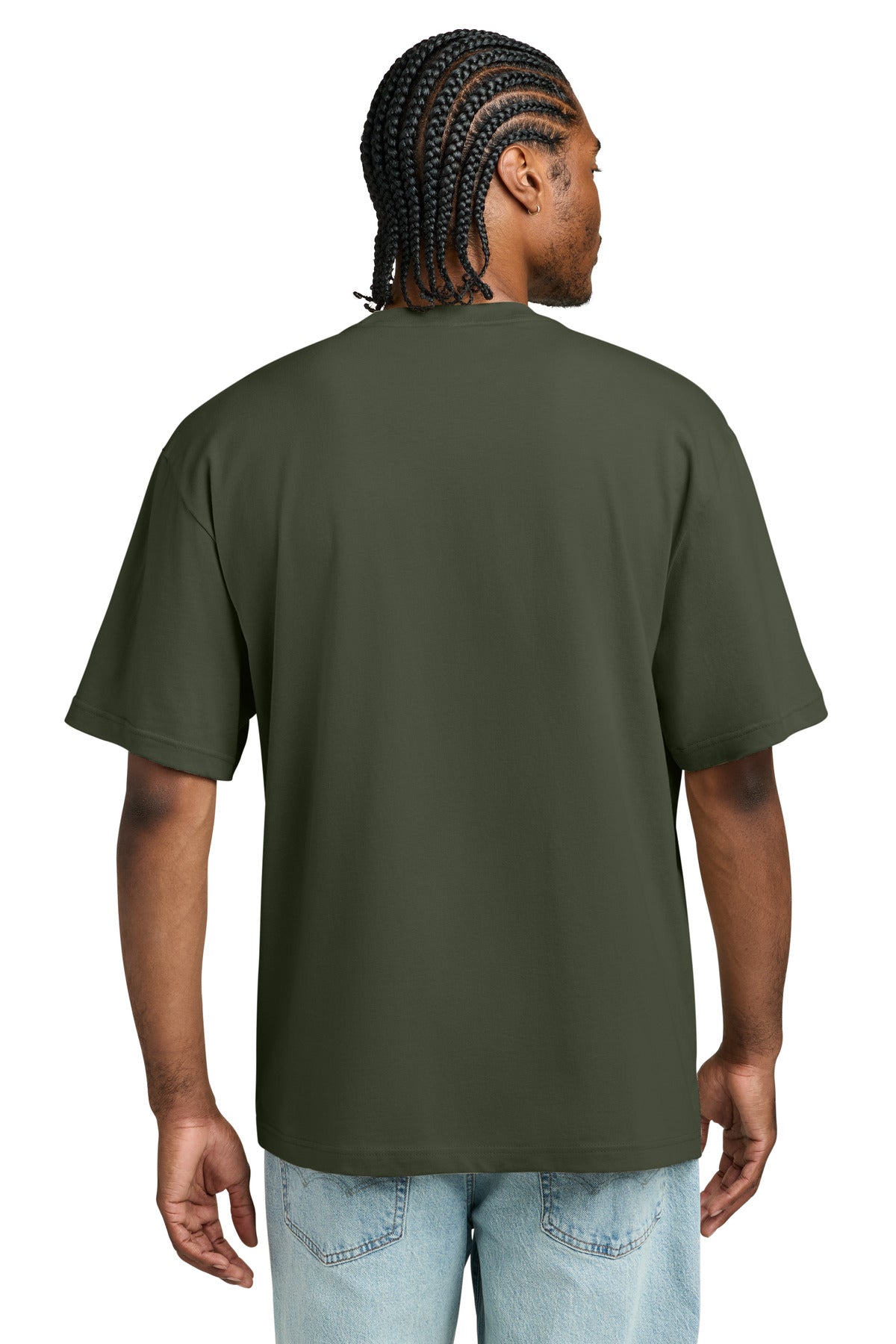 District Heavyweight Very Important Tee DT6065 - Olive - back