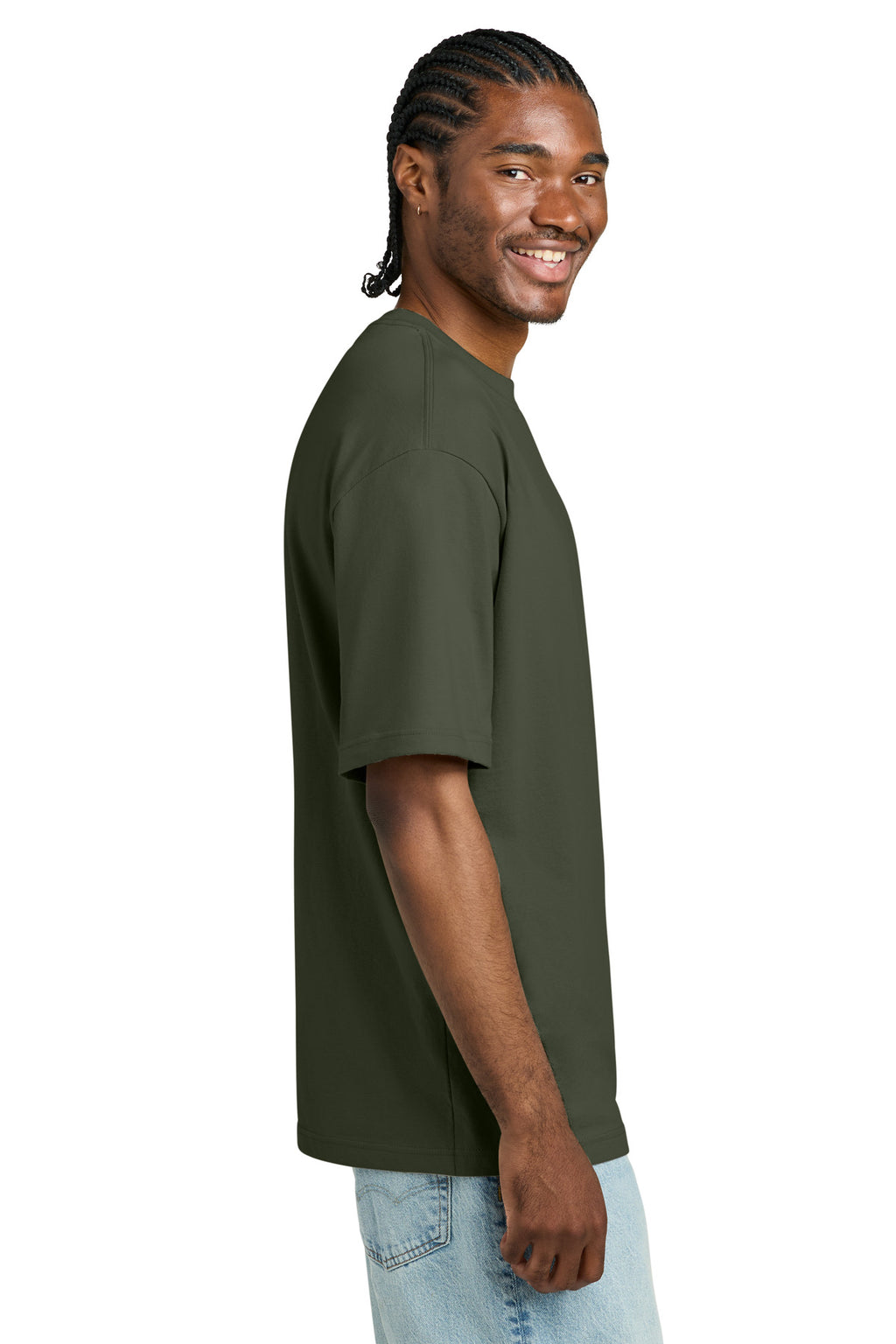 District Heavyweight Very Important Tee DT6065 - Olive - side