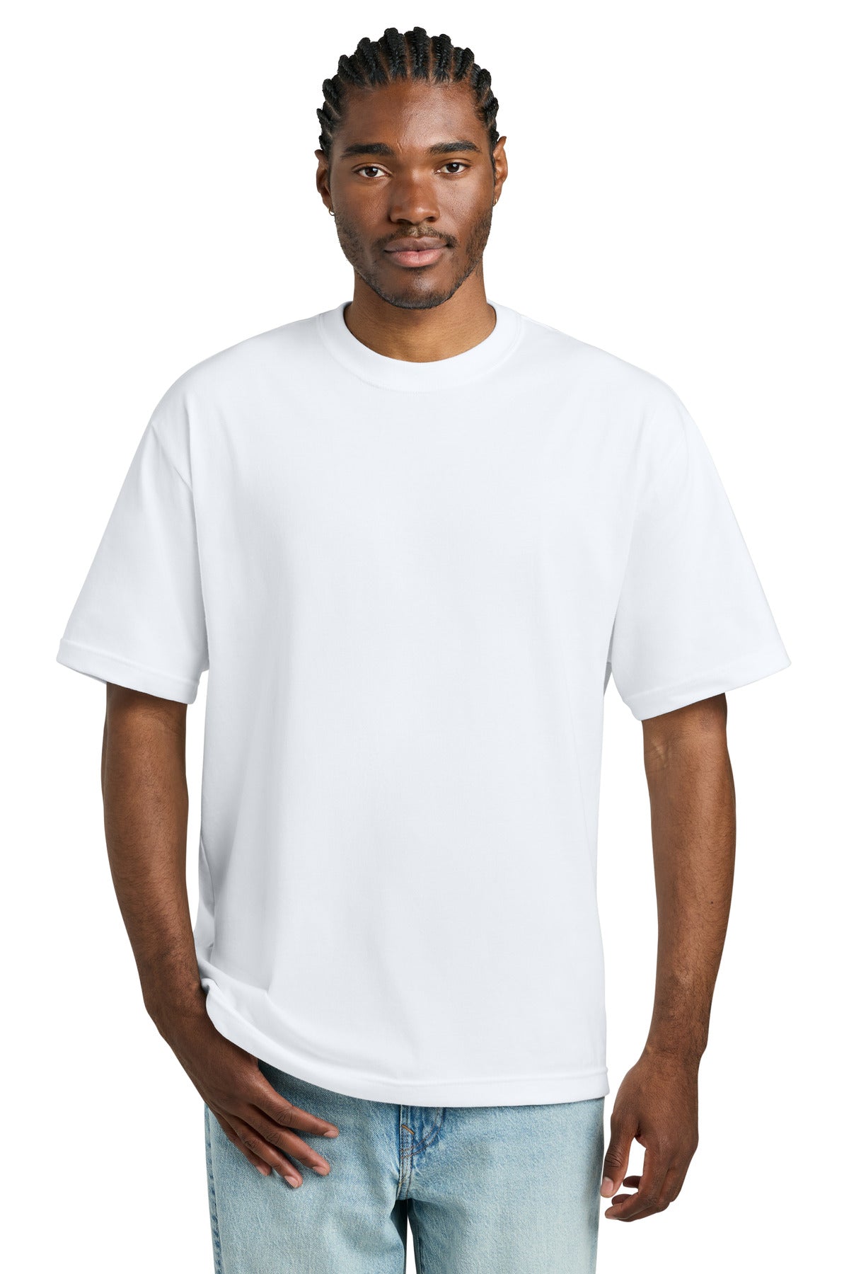 District Heavyweight Very Important Tee DT6065 - White - front