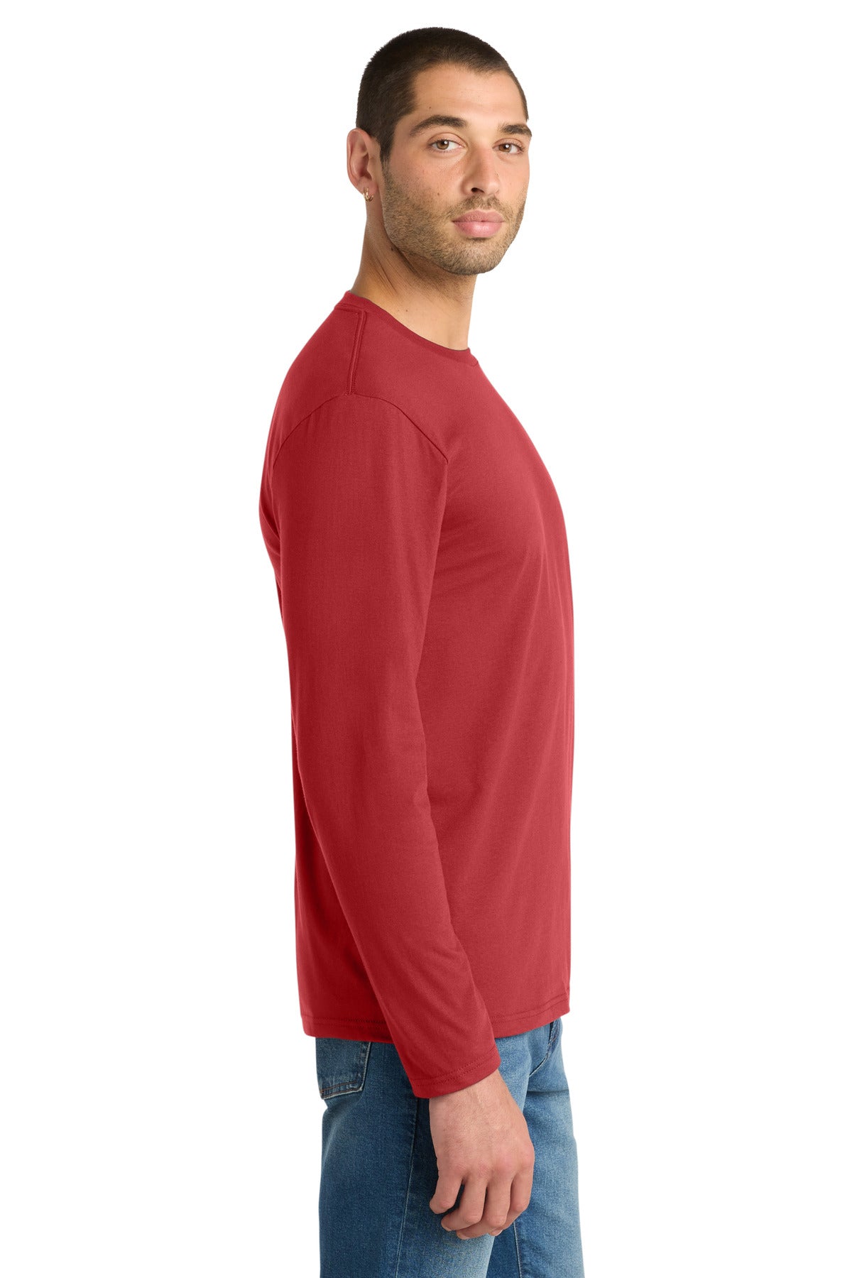 District Very Important Tee Long Sleeve. DT6200 - Classic Red - side