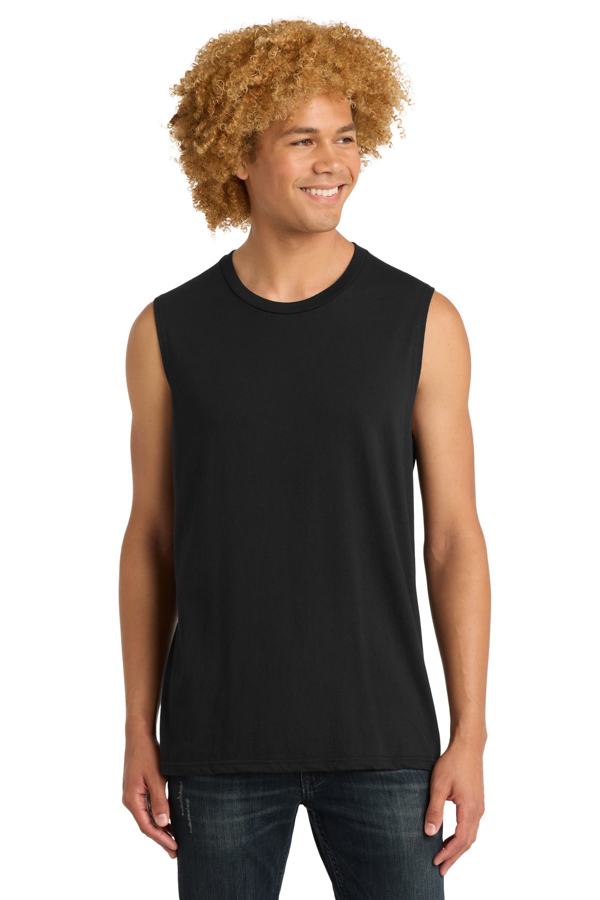District V.I.T     Muscle Tank     DT6300 - Black - front