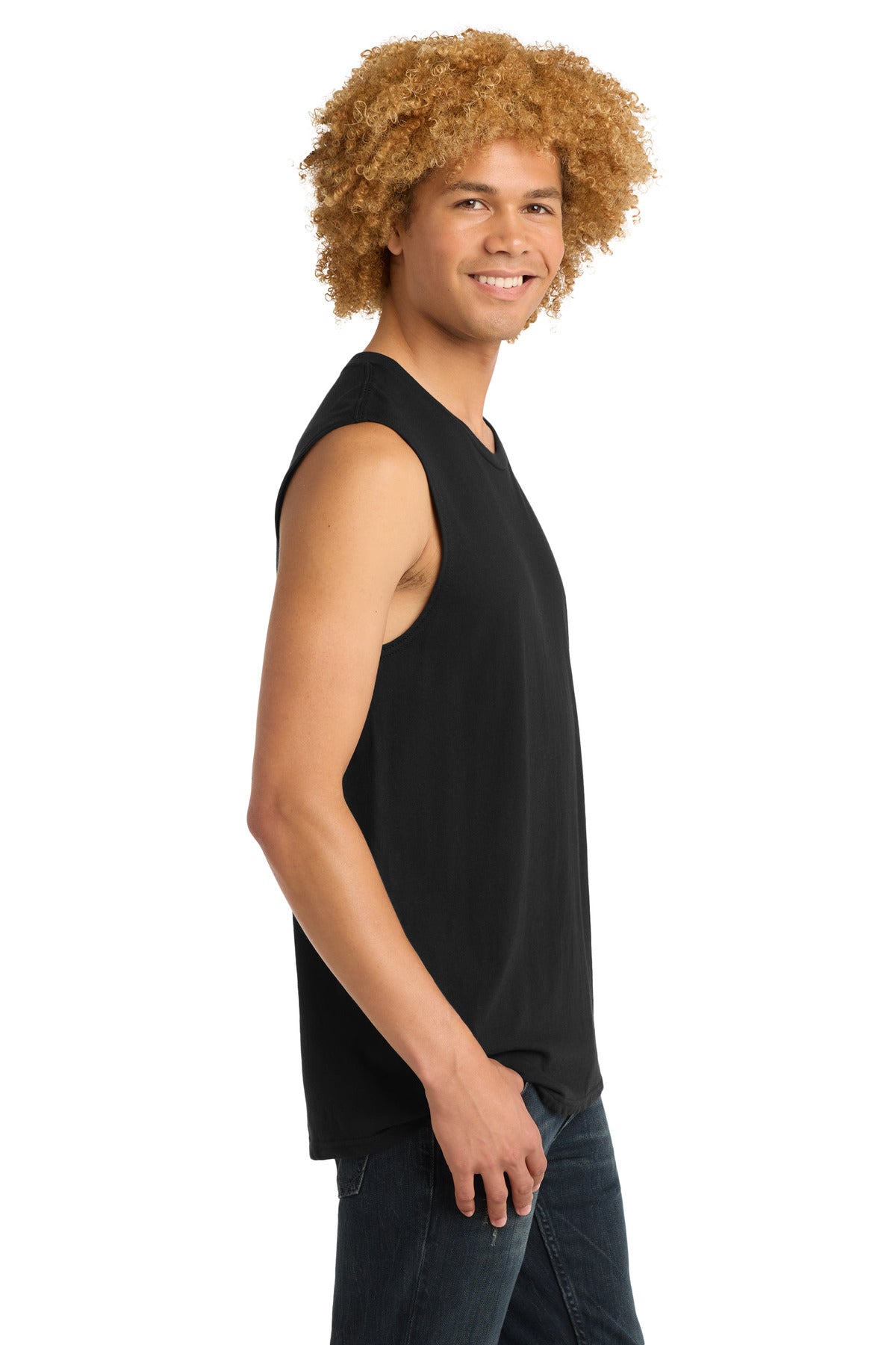District V.I.T     Muscle Tank     DT6300 - Black - side
