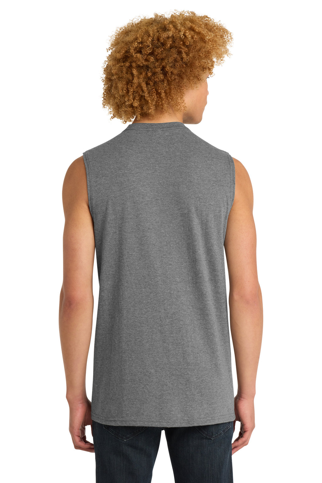 District V.I.T     Muscle Tank     DT6300 - Grey Frost - back