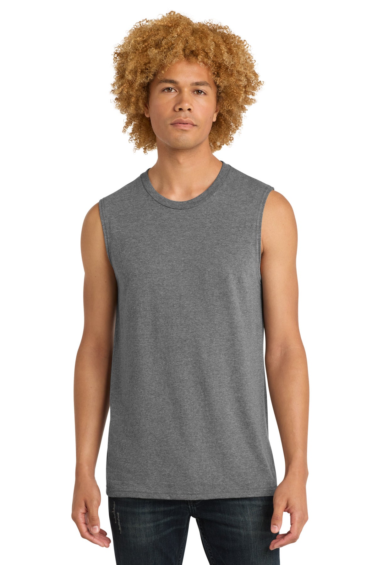 District V.I.T     Muscle Tank     DT6300 - Grey Frost - front