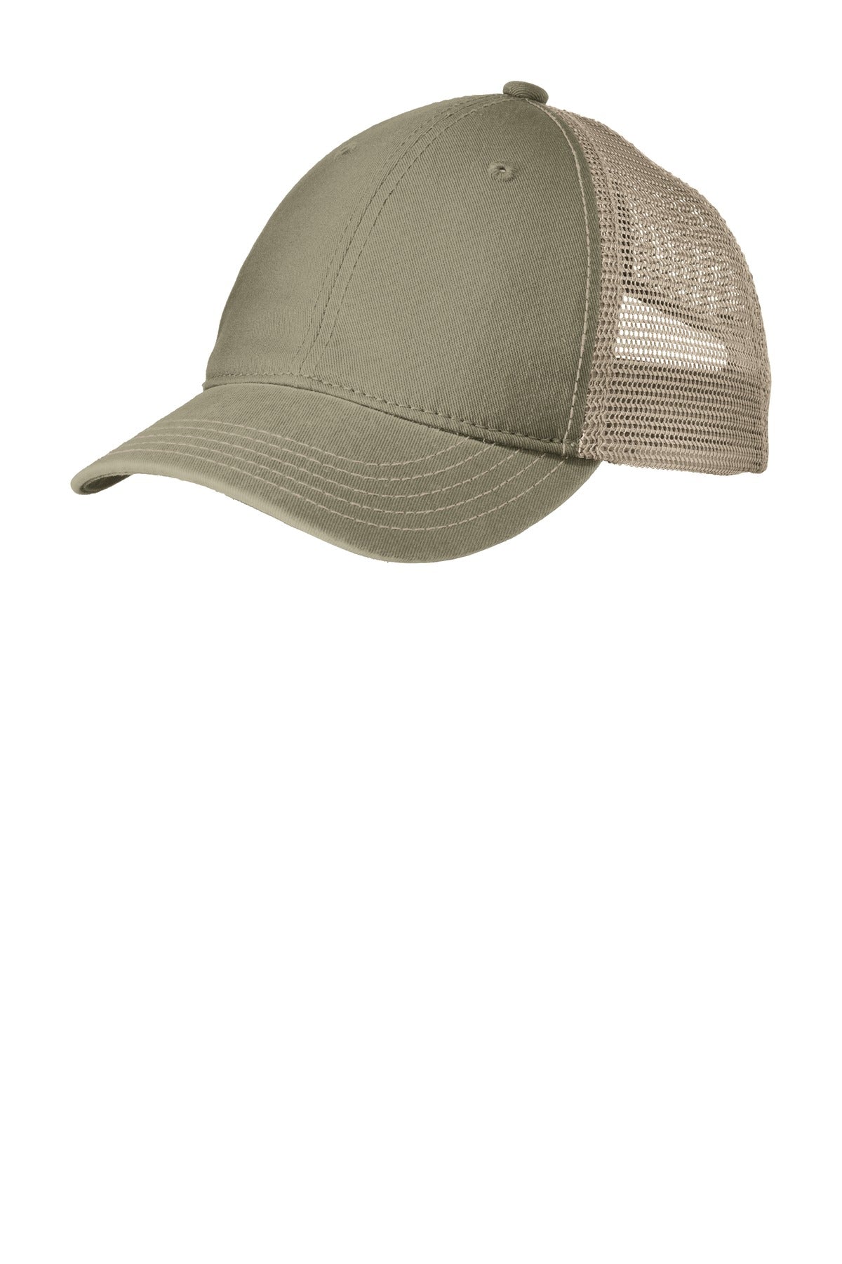 District Super Soft Mesh Back Cap. DT630 - Olive/ Khaki - front