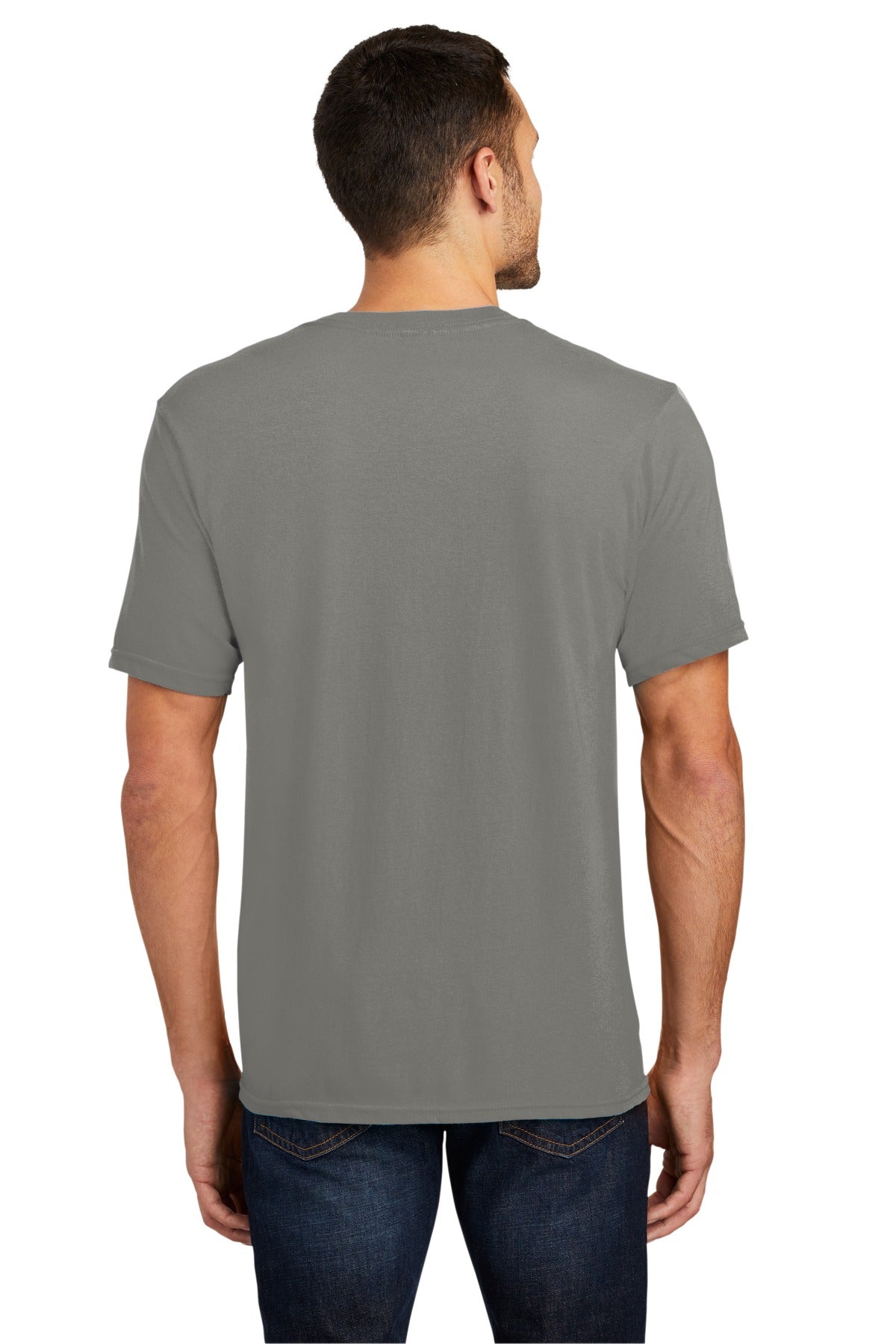 District Very Important Tee V-Neck. DT6500 - Grey - back