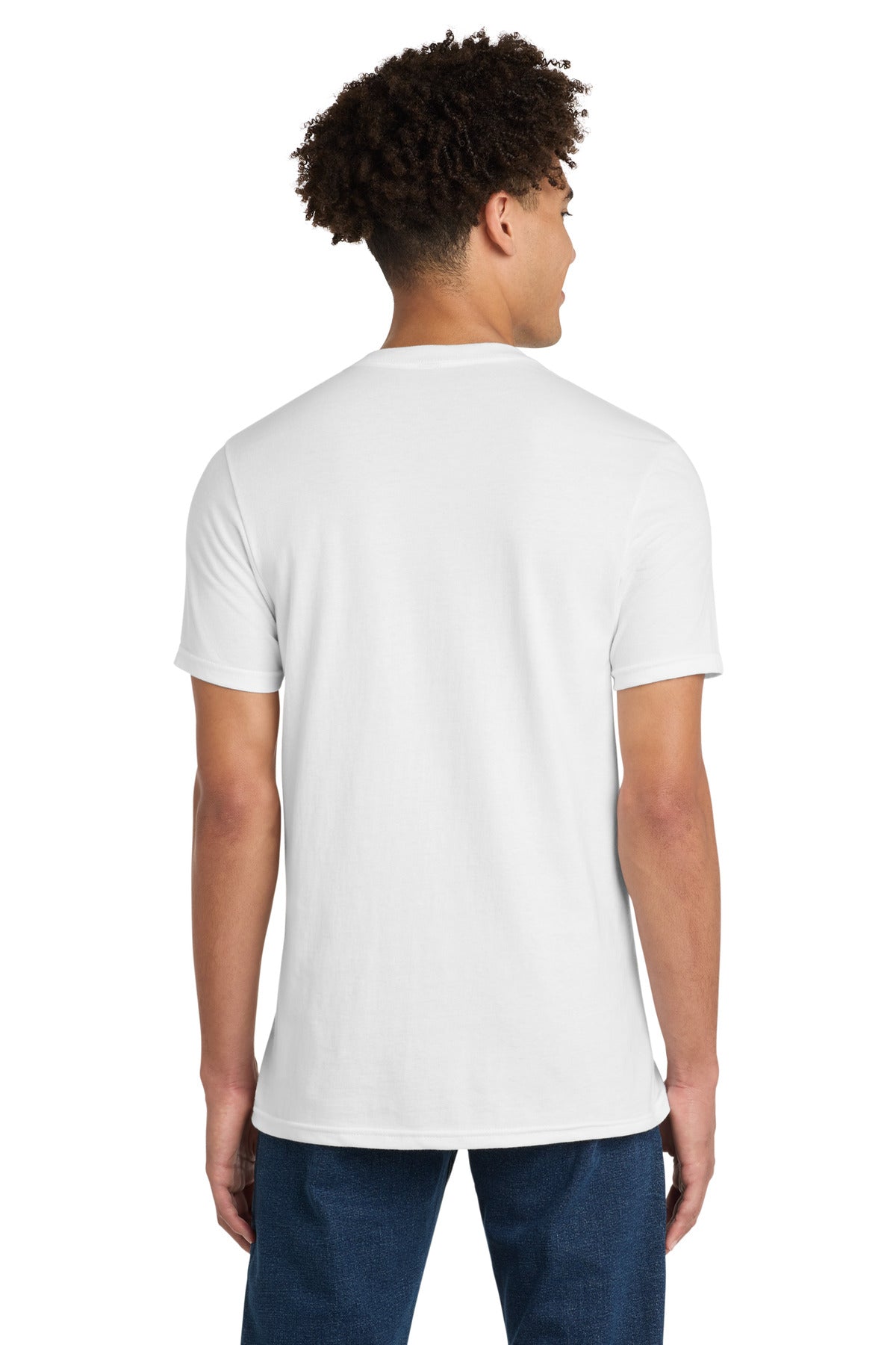 District Very Important Tee V-Neck. DT6500 - White - back