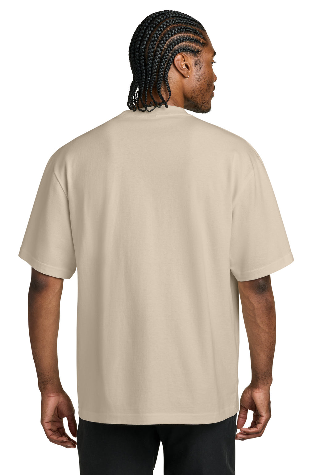 District 7-Oz. Gritty Tee DT7075 - Chai - back