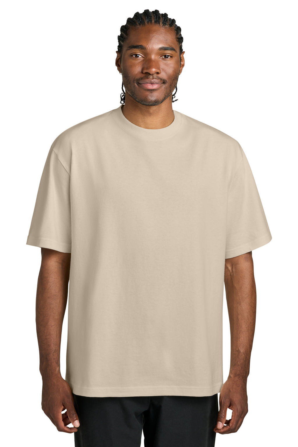 District 7-Oz. Gritty Tee DT7075 - Chai - front