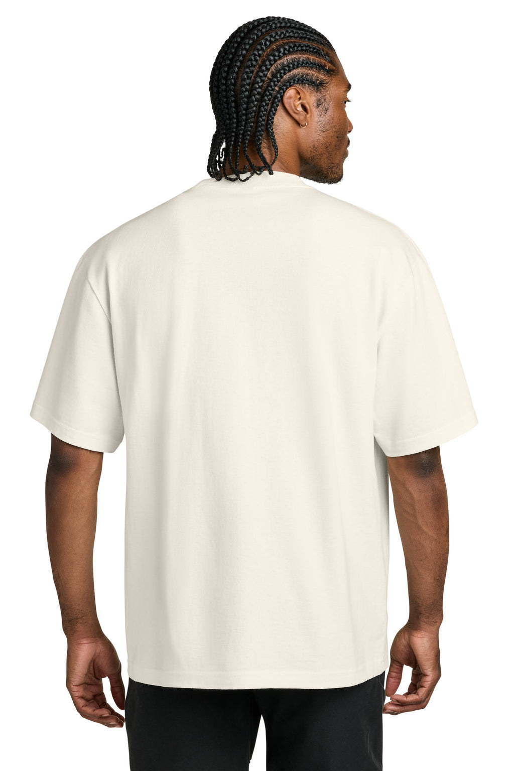 District 7-Oz. Gritty Tee DT7075 - Ivory - back