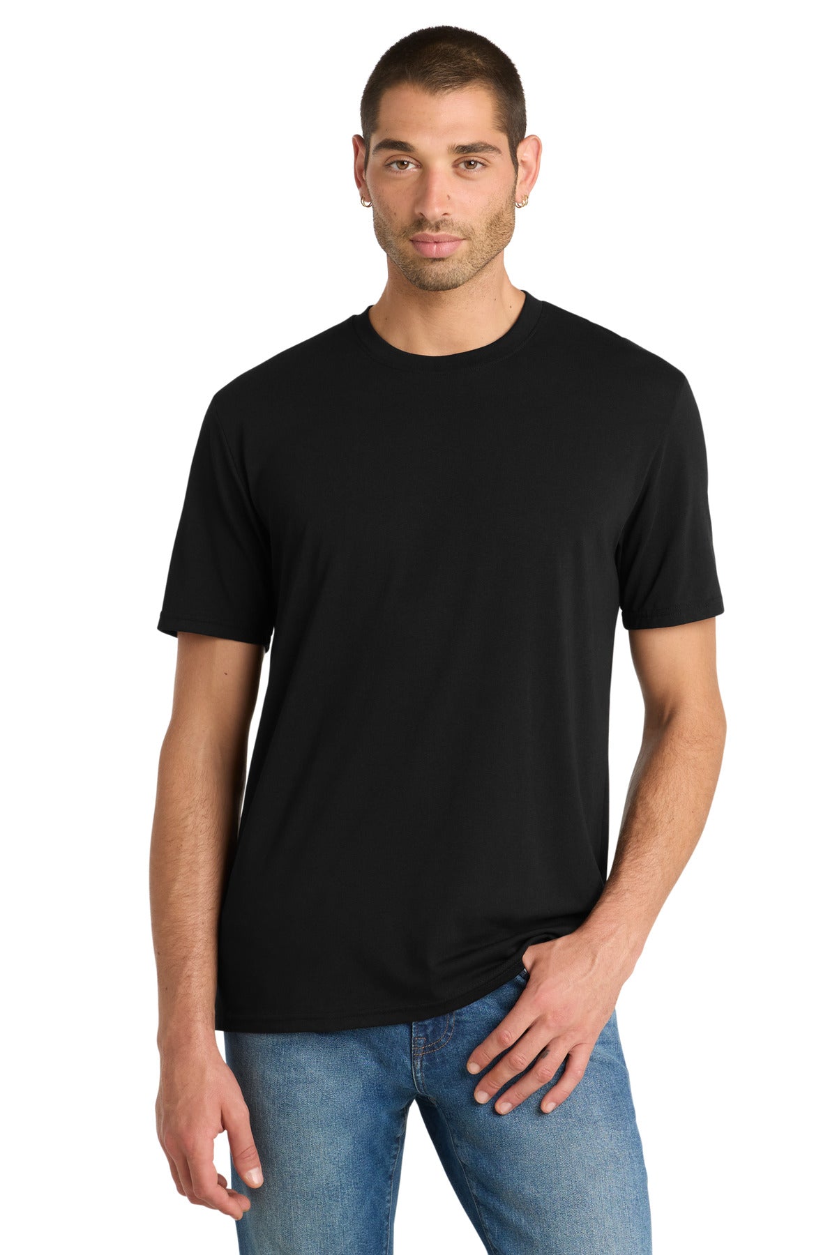 District Flex Tee DT7500 - Black - front