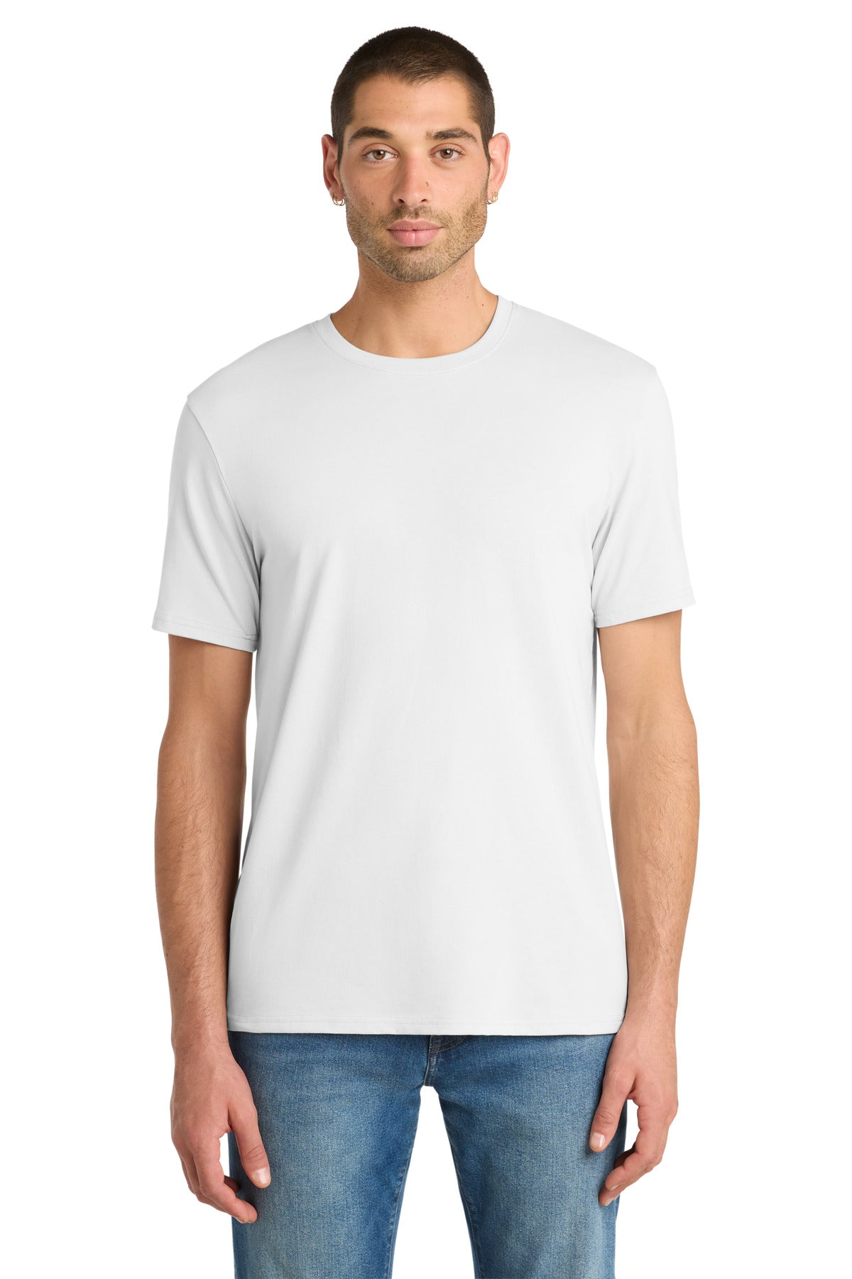 District Flex Tee DT7500 - White - front