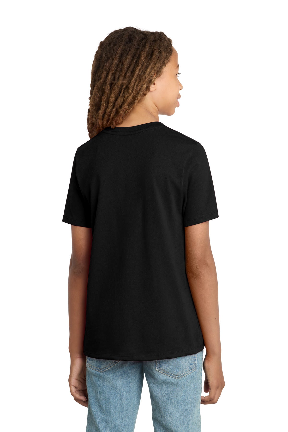 District Youth Re-Tee DT8000Y - Black - back