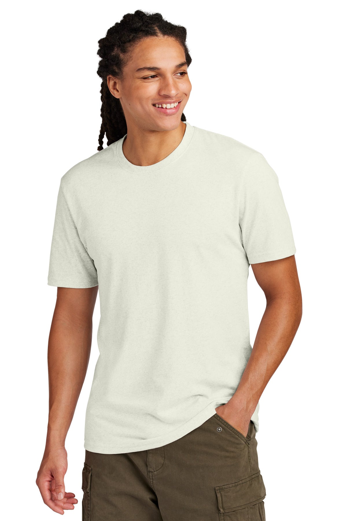District Re-Tee DT8000 - Ash - front