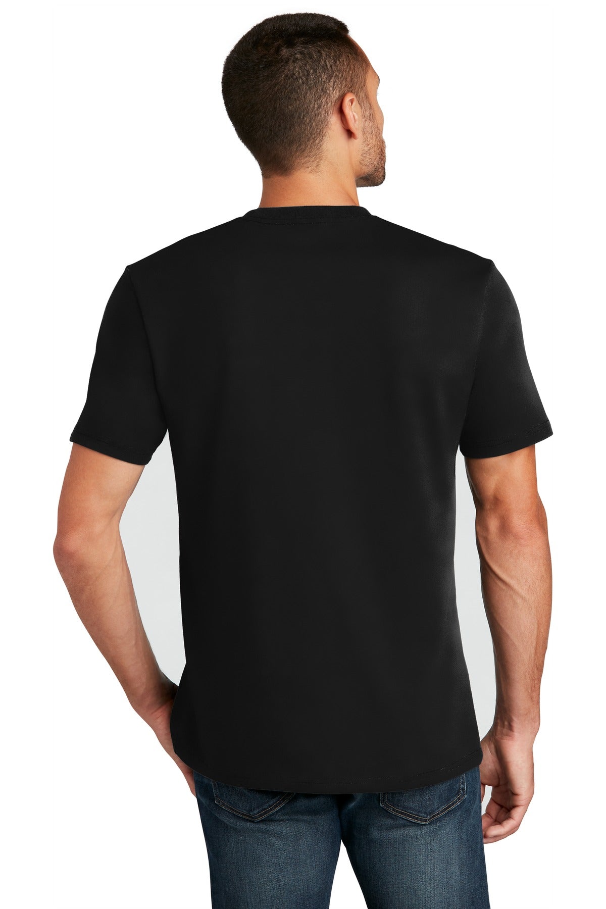 District Re-Tee DT8000 - Black - back