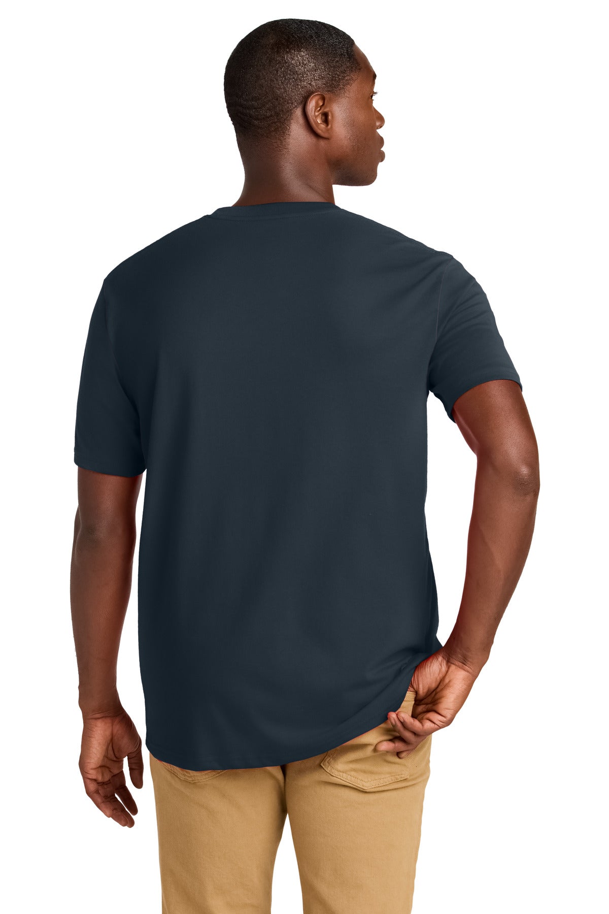 District Re-Tee DT8000 - True Navy - back
