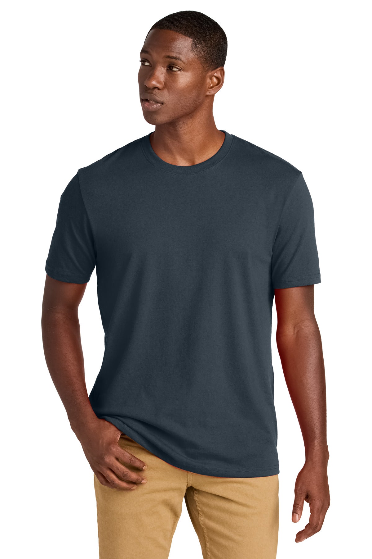 District Re-Tee DT8000 - True Navy - front