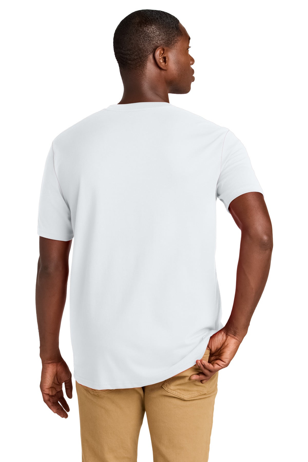 District Re-Tee DT8000 - White - back